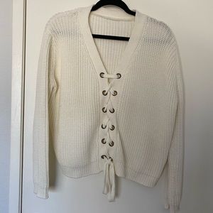 Goodnight Macaroon Tie Up Sweater